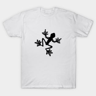 Tree Frog Silhouette Illustration T-Shirt